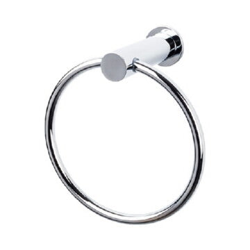 Top Knobs HOP5PC polished chrome towel ring
