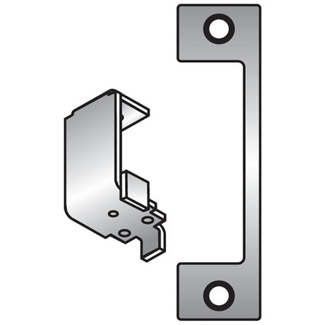 HES HTD-630 satin stainless steel faceplate
