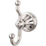 Top Knobs HUD2BSN brushed satin nickel double robe hook