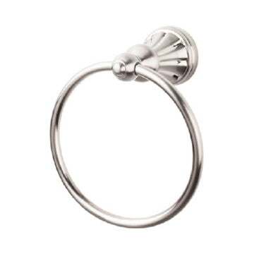 Top Knobs HUD5BSN brushed satin nickel towel ring