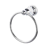 Top Knobs HUD5PC polished chrome towel ring