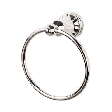 Top Knobs HUD5PN polished nickel towel ring