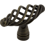 Jeffrey Alexander I350-ABSB Zurich 2" Zinc Cabinet Knob Antique Brushed Satin Brass