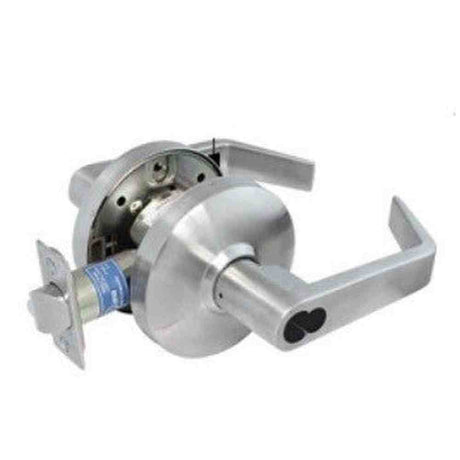 Cal-Royal ICCGN00-3 bright polished brass keyed entry door lever