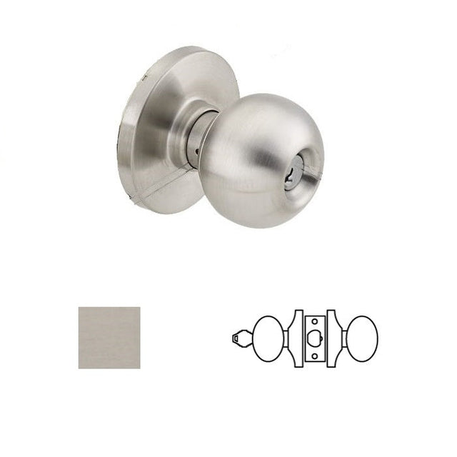 Cal-Royal ICGRB03-32D satin stainless steel classroom door lever