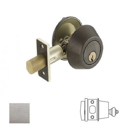 Cal-Royal ICT220-26D sfic deadbolt in satin chrome, additional view