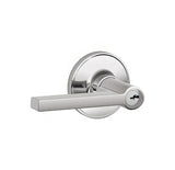Schlage J54FSOL625 keyed entry keyed entry door lever in polished brass, additional view