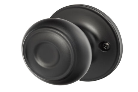 Sure-Loc JN101 FBL flat black passage door knob