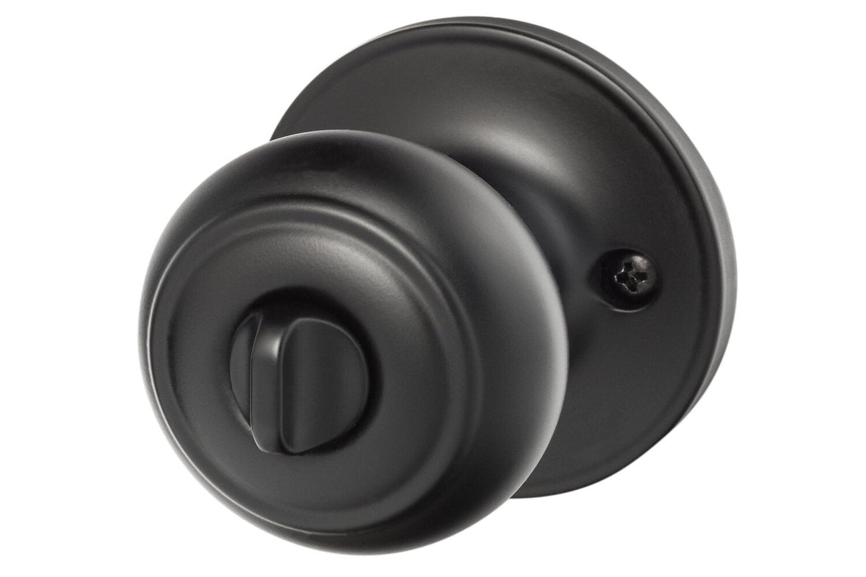 Sure-Loc JN102 FBL flat black privacy door knob