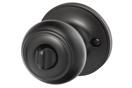 Sure-Loc JN102 FBL flat black privacy door knob