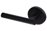 Sure-Loc Modern JU102 FBL flat black privacy door lever