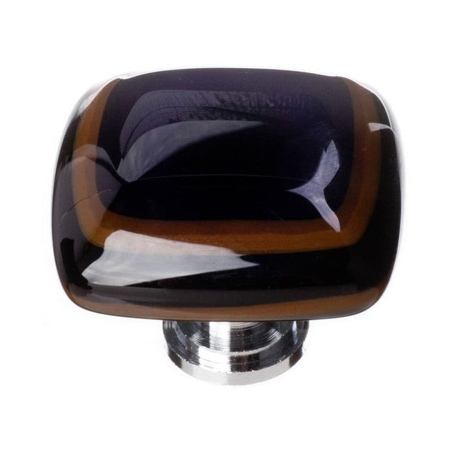 Sietto K-101-PC polished chrome square cabinet knob