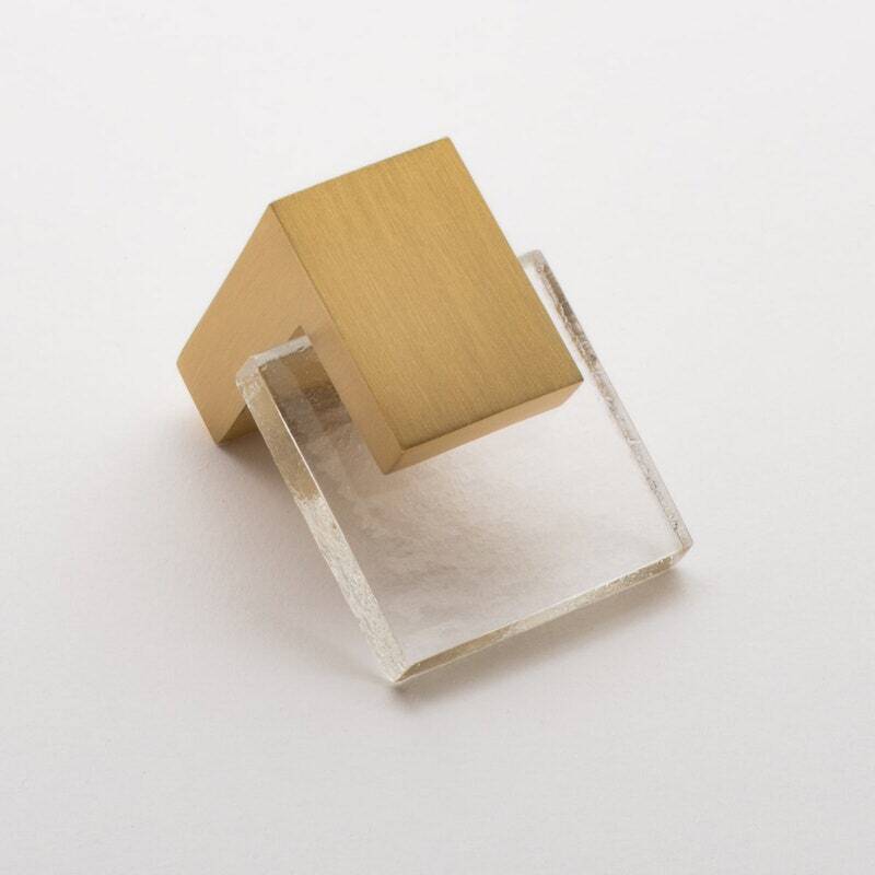 Sietto K-1200-SB satin brass cabinet knob