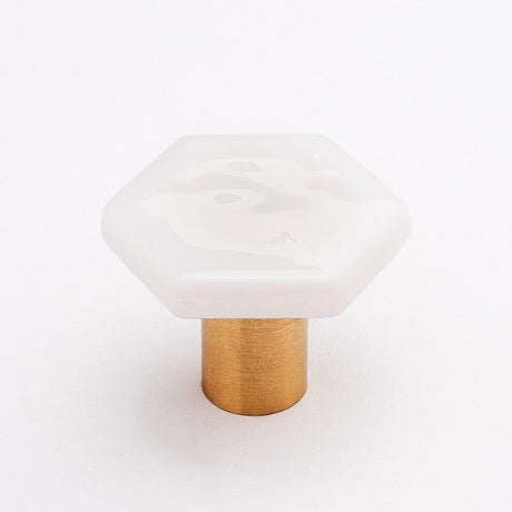 Sietto K-1700-SB satin brass cabinet knob