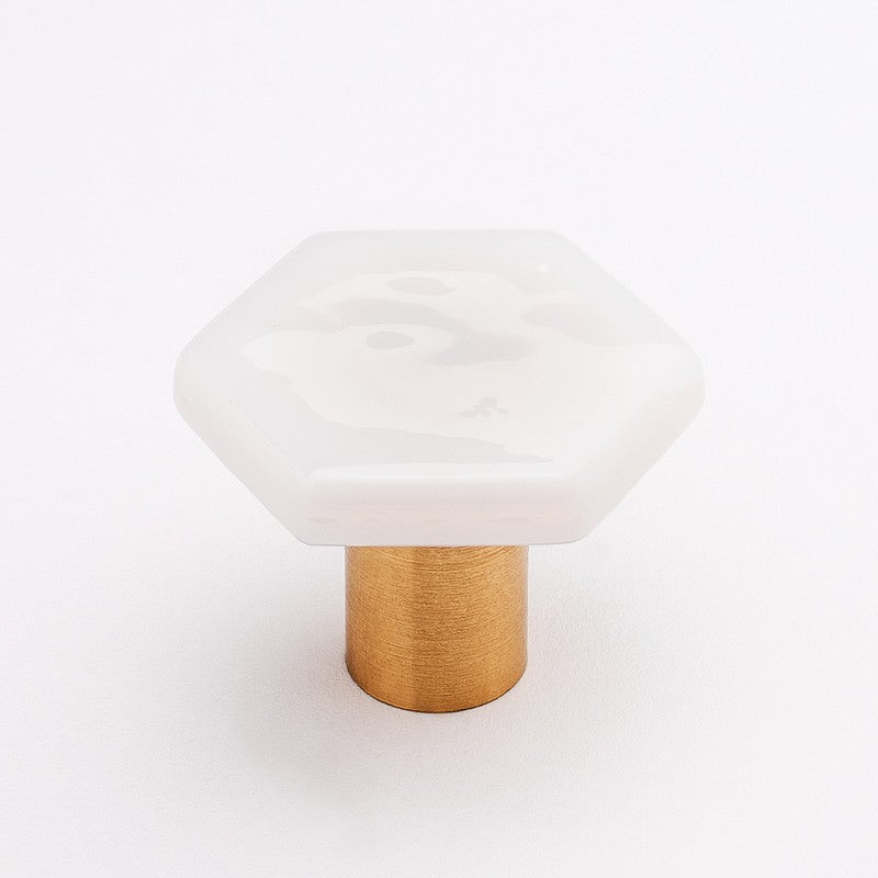 Sietto K-1700-SB satin brass cabinet knob