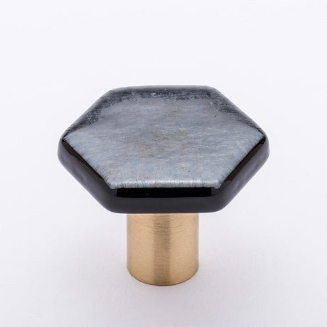 Sietto K-1702-SB satin brass cabinet knob