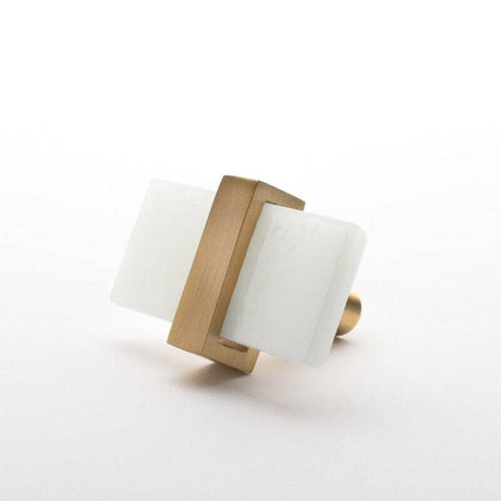 Sietto K-1901-SB satin brass cabinet knob
