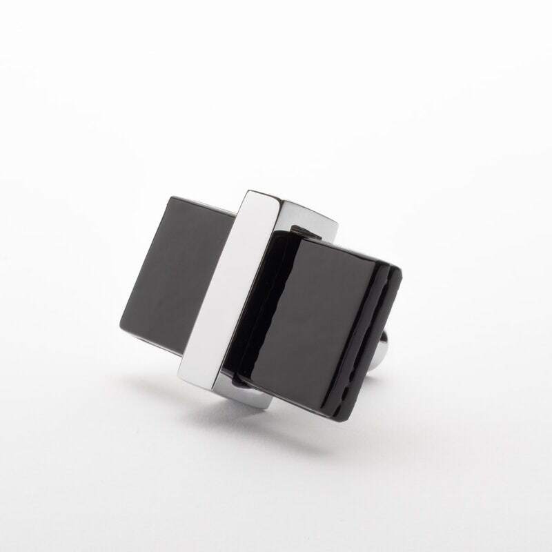 Sietto K-1903-PC polished chrome cabinet knob