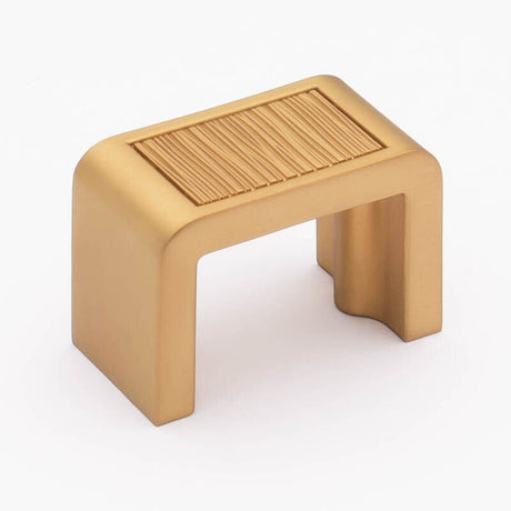 Sietto K-2001-SB satin brass cabinet knob