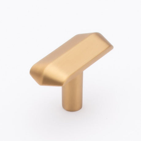 Sietto K-2003-SB satin brass cabinet knob