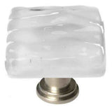 Sietto K-204-SN satin nickel square cabinet knob