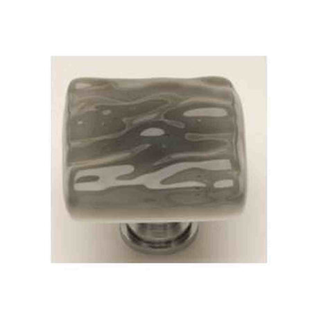 Sietto K-206-PC polished chrome square cabinet knob