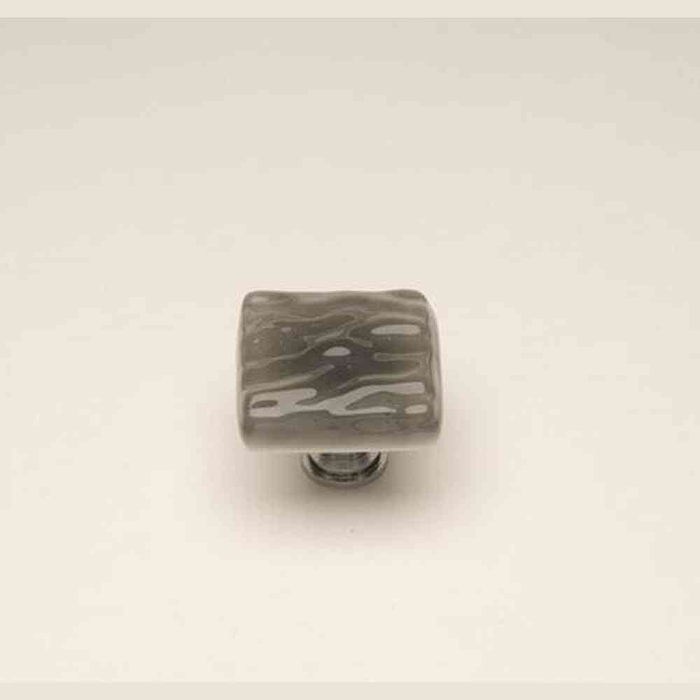 Sietto K-206-SN satin nickel square cabinet knob