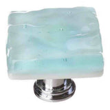 Sietto K-208-PC polished chrome square cabinet knob