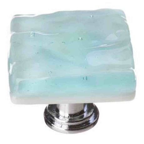 Sietto K-208-PC polished chrome square cabinet knob