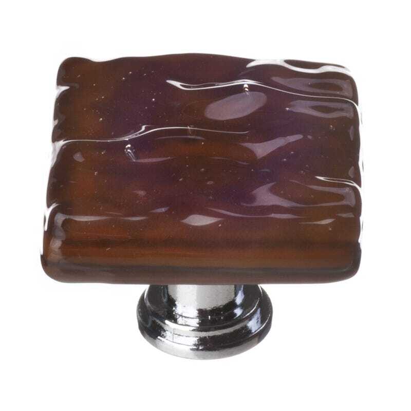 Sietto K-209-PC polished chrome square cabinet knob