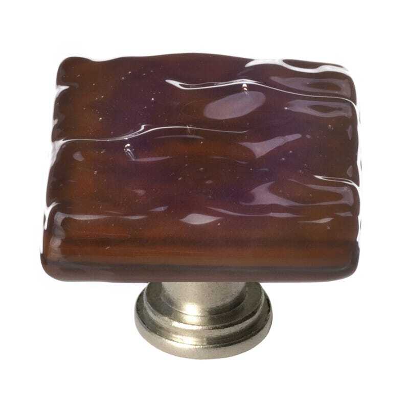 Sietto K-209-SN satin nickel square cabinet knob