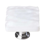 Sietto K-212-PC polished chrome square cabinet pull