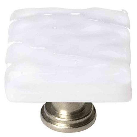 Sietto K-212-SN satin nickel square cabinet pull