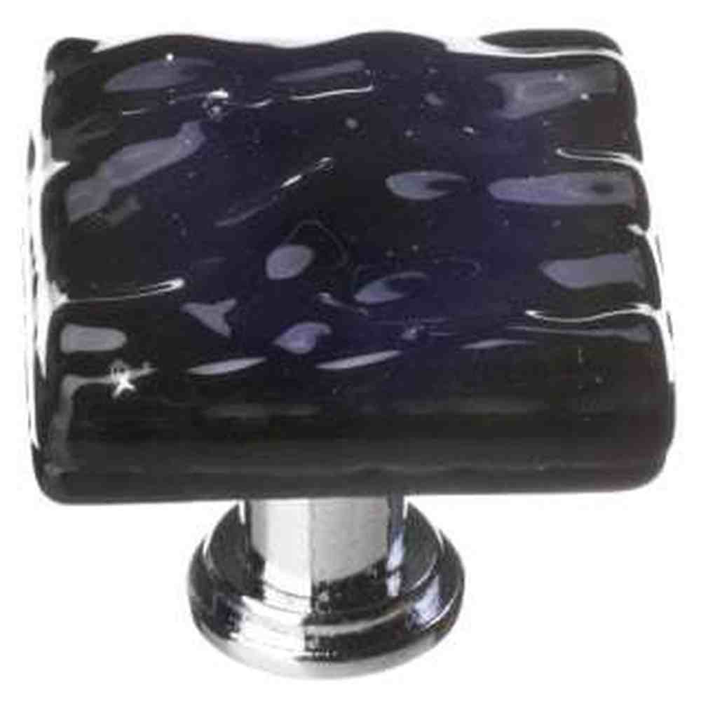 Sietto K-213-PC polished chrome square cabinet knob