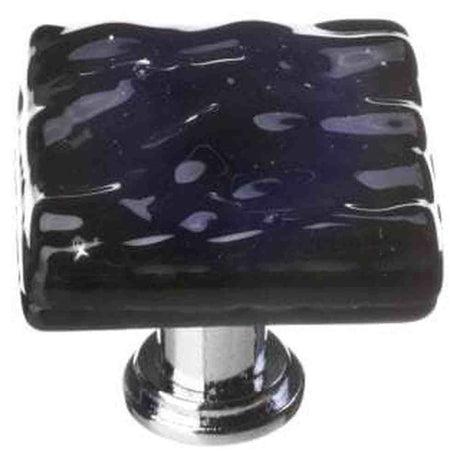 Sietto K-213-PC polished chrome square cabinet knob