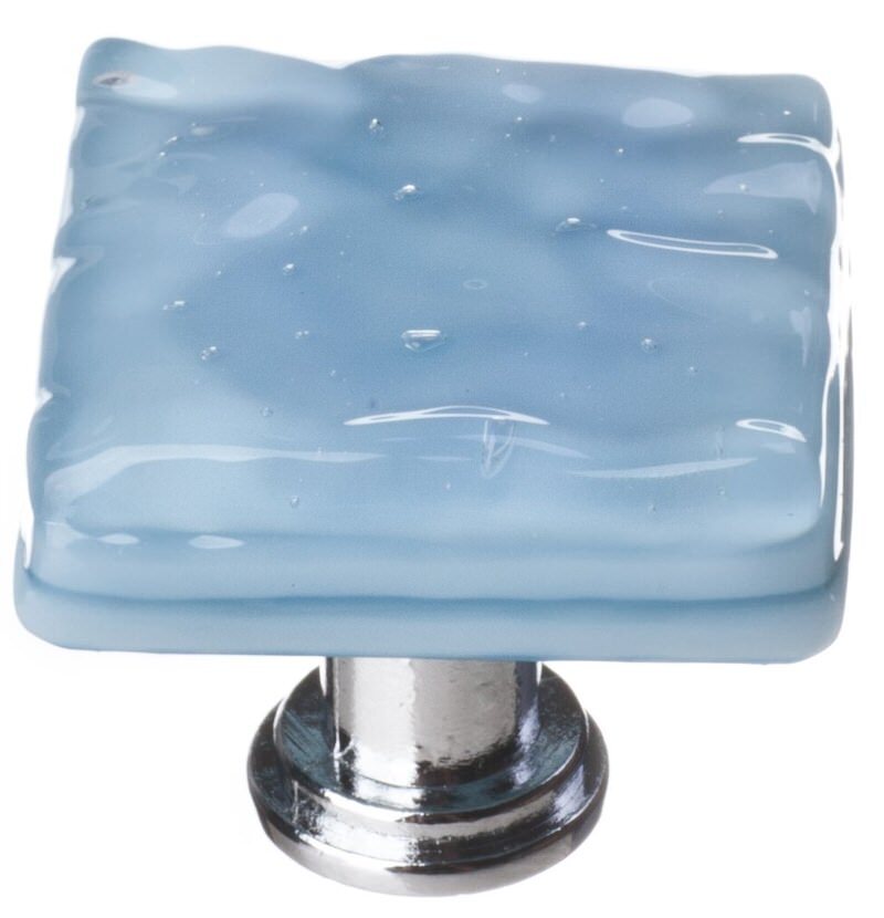 Sietto K-215-PC polished chrome square cabinet knob