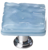 Sietto K-215-PC polished chrome square cabinet knob