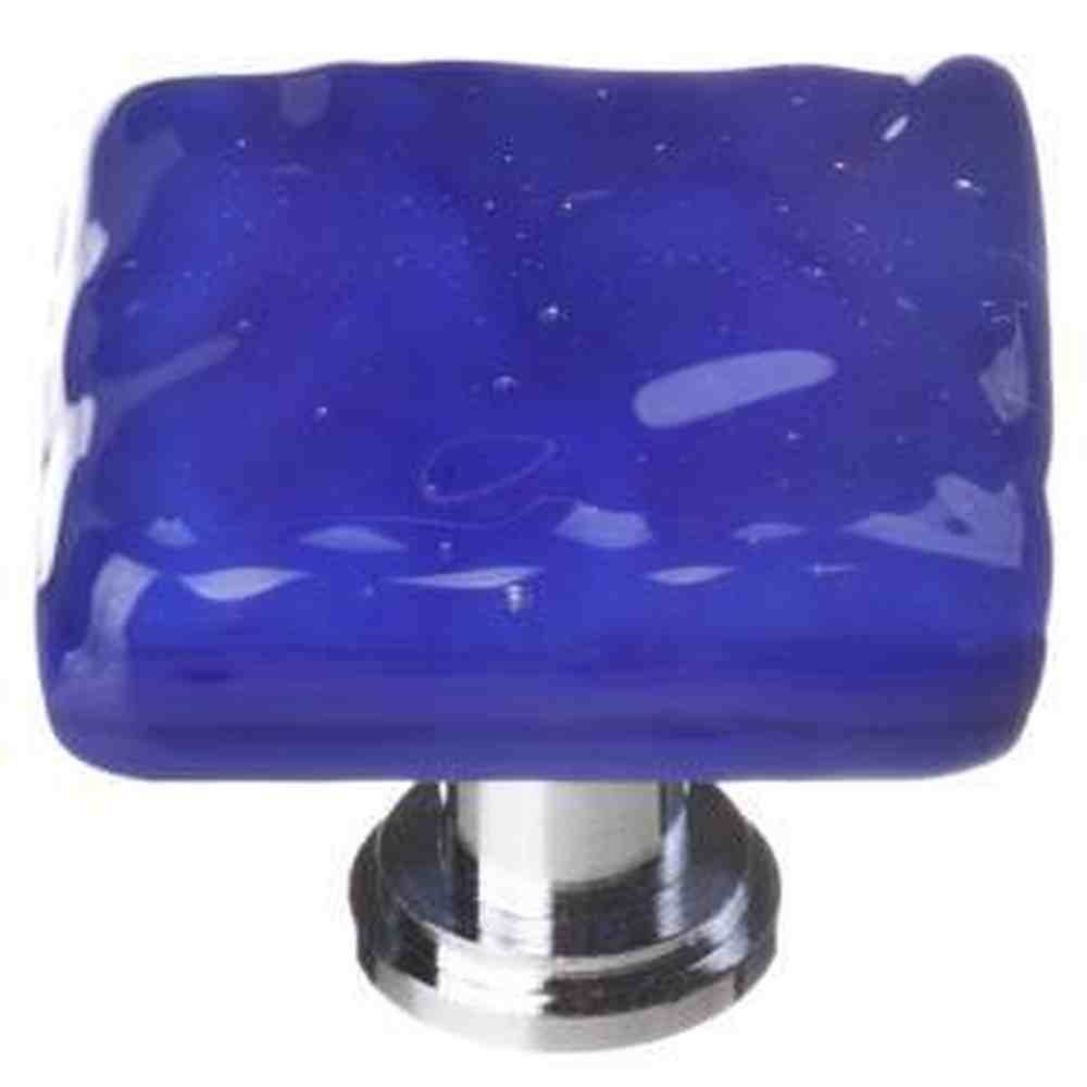 Sietto K-221-PC polished chrome square cabinet knob