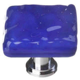Sietto K-221-PC polished chrome square cabinet knob