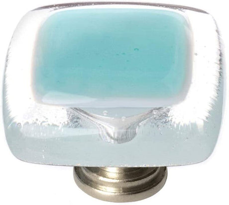 Sietto K-708 Reflective Aqua Knob, front view
