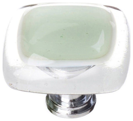 Sietto K-712 Reflective Spruce Green Knob, front view