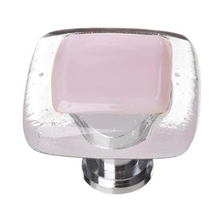 Sietto K-717 Reflective Pink Knob, front view