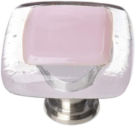Sietto K-717 Reflective Pink Knob, front view
