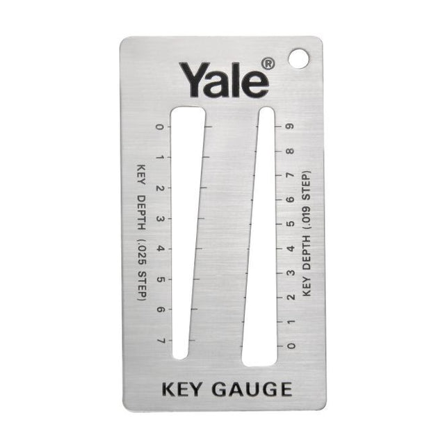 Yale KG1 key gauge, front view