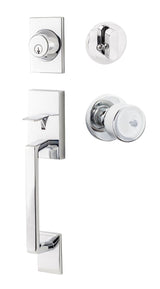 Sure-Loc KN507-R-BG-RD 26 polished chrome single cylinder handleset