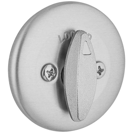 Kwikset 663 Rated One Sided Turn Deadbolt in Satin Chrome