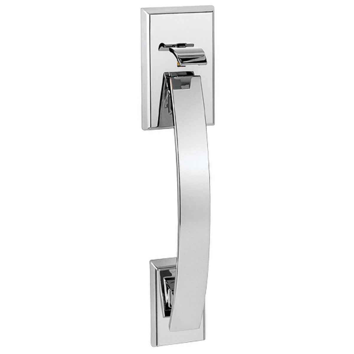 Kwikset 814TVH Tavaris Handle Only; No Deadbolt in Bright Chrome