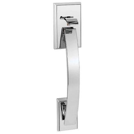 Kwikset 814TVH Tavaris Handle Only; No Deadbolt in Bright Chrome