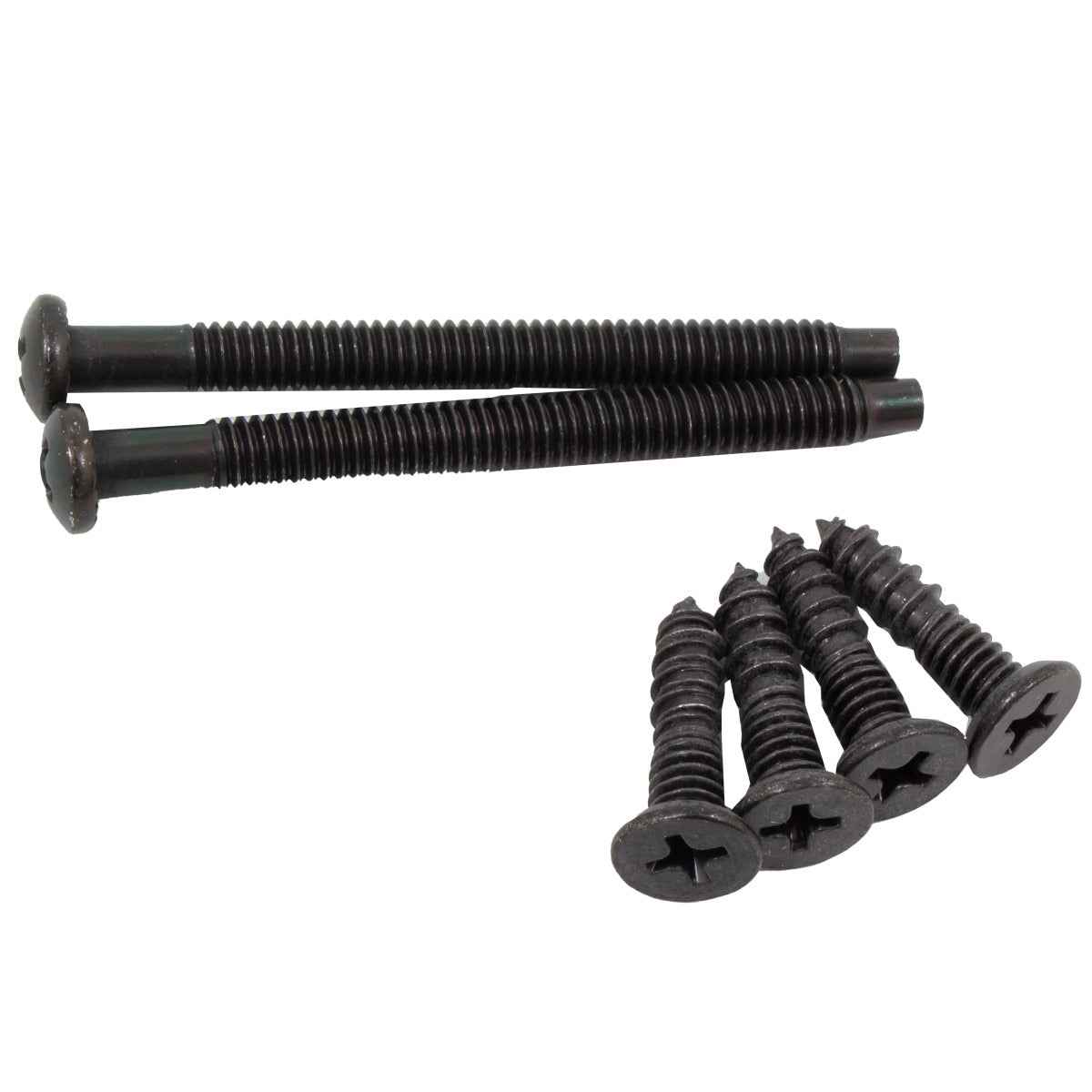 Kwikset 533 Handleset Trim in Venetian Bronze and Matte Black