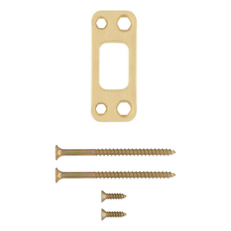 Kwikset 820050-00 Round Corner Deadbolt Strike in Venetian Bronze